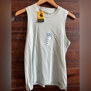 Carhartt Sleeveless Light Green Tank Top